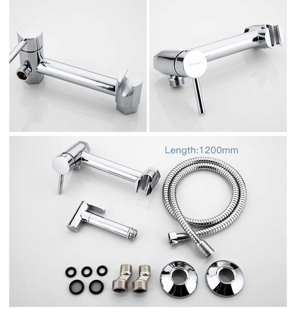 Cross-border toilet spray gun faucet concealed shower head alloy bidet spray gun Toilet companion bathroom mixing valve undefined