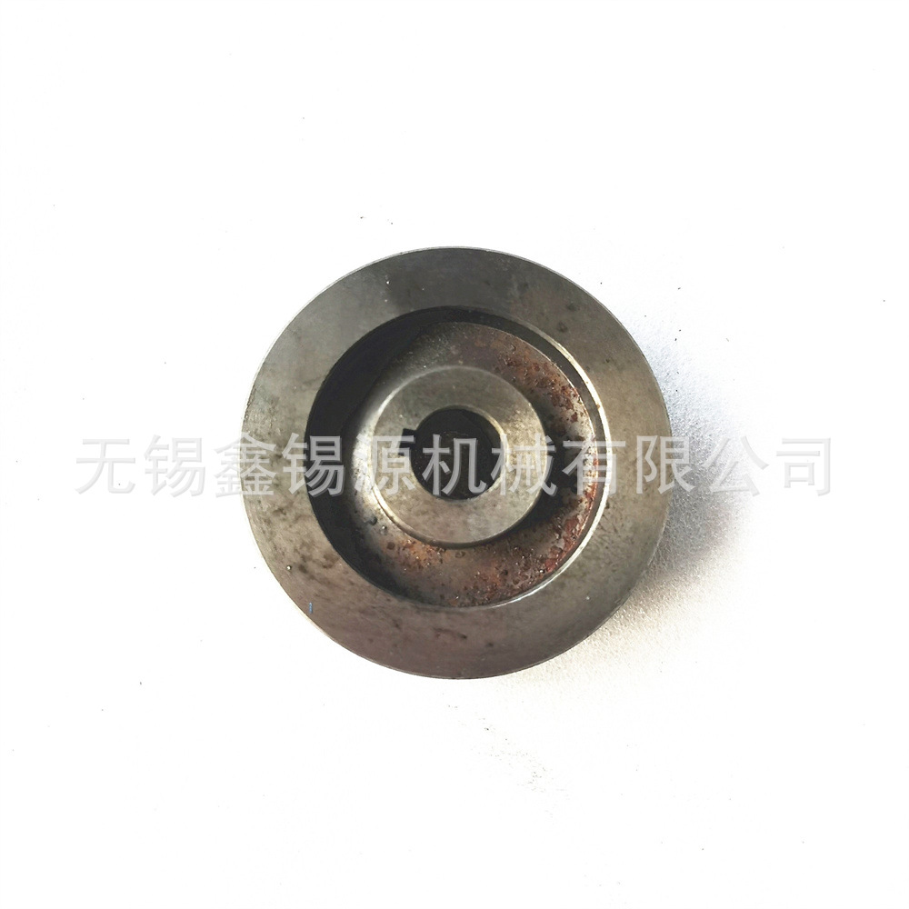 无心磨床蜗杆轴上皮带轮1050铜蜗轮锌基合金无锡机床厂