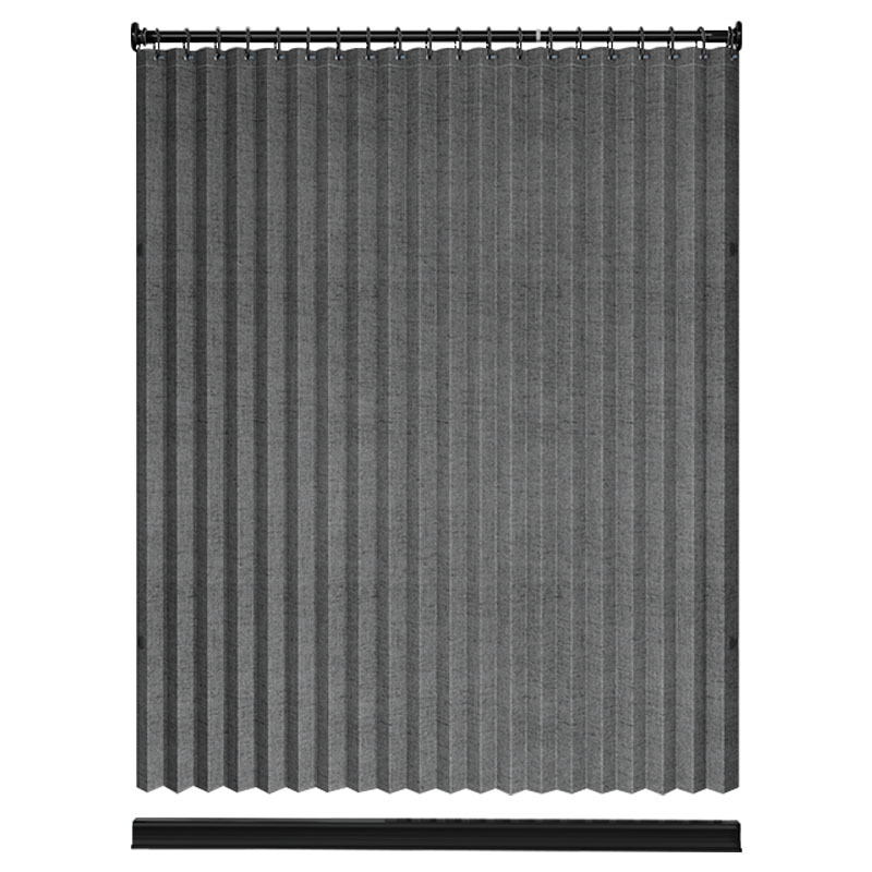 Plegable Cortina de ducha cortina de partición de baño impermeable imitación de lino cortina de baño húmedo y seco separación fabricante