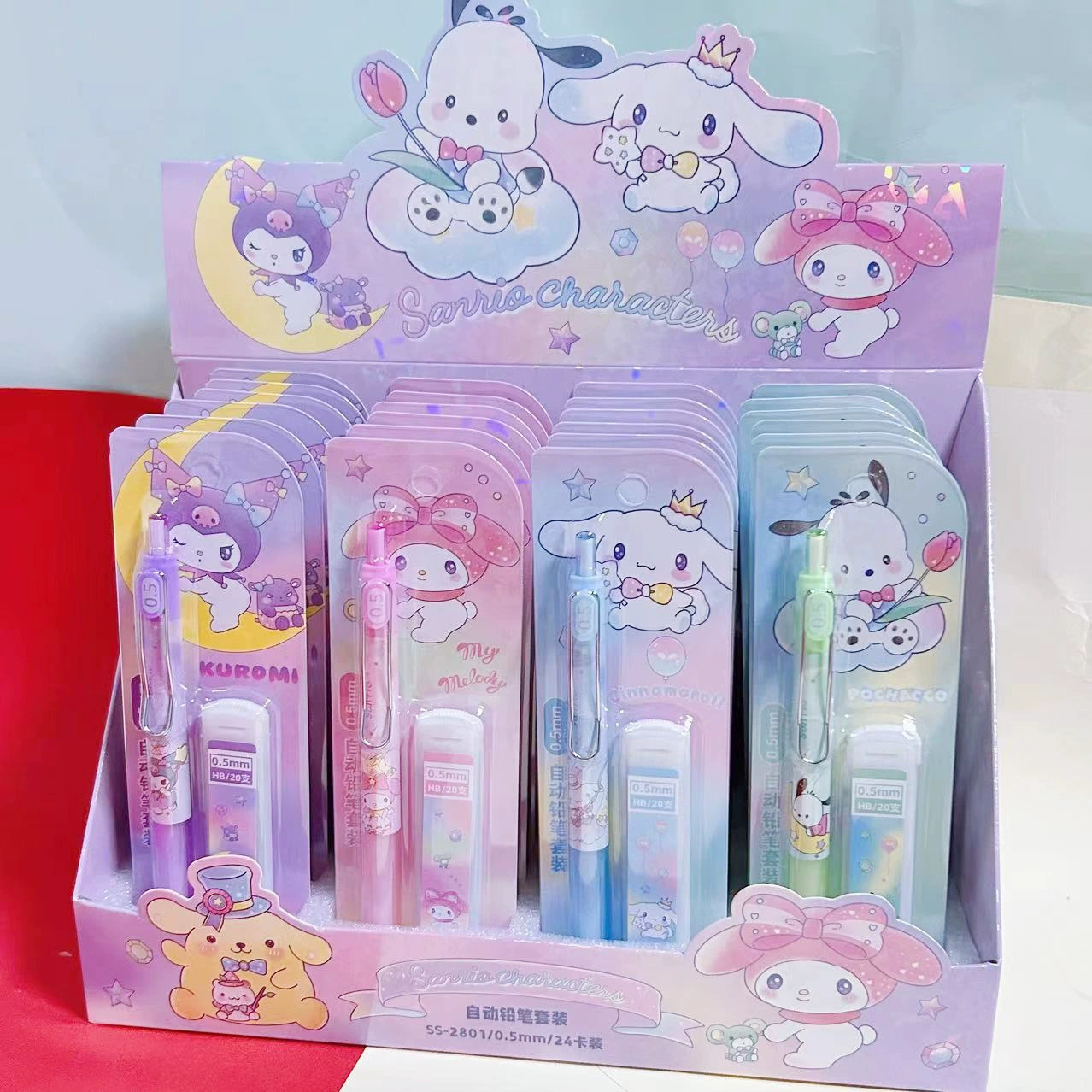 Pencil, high quality cartoon vitaminised set
