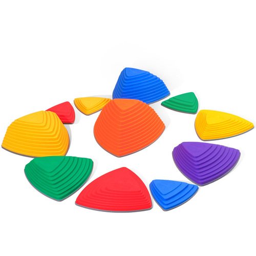 Children's toys across the river stone sensory training equipment kindergarten early education concentration training balance stepping on the bridge stone