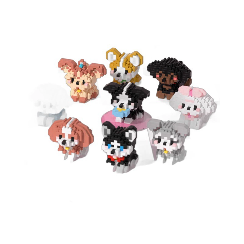 Конструктор Lego cute — мини-фигурки животных (котёнок и питомцы), подарок на день рождения, 0,07 кг