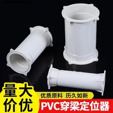 PVC过梁套管50 75 110预埋穿墙伸缩套节过墙定位器安装梁上定位卡