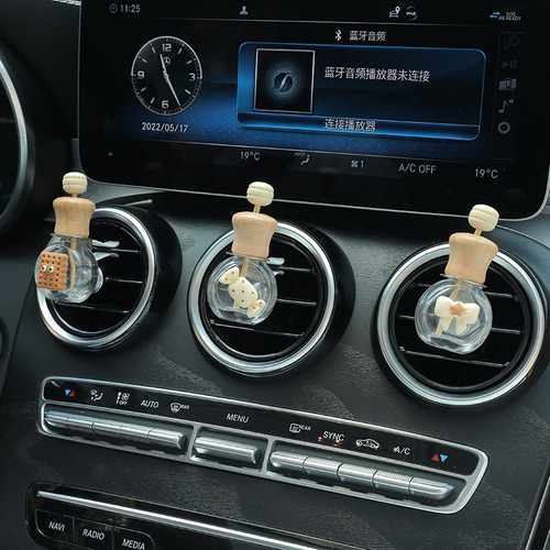 Car Perfume Aromatherapy Car Perfume Bottle Balm Ornament Bottle Empty Bottle Car Interior Decoration Supplies Air Outlet Bottle