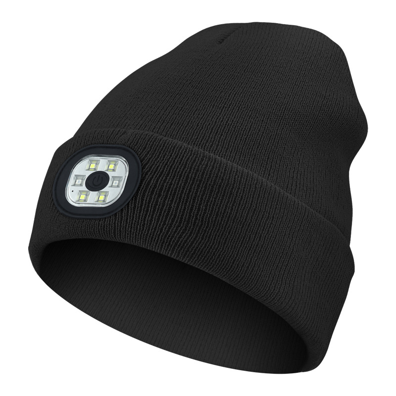 Chapeau lumineux Bluetooth sans fil unisexe avec chargement multifonction et musique LED_voghion.com