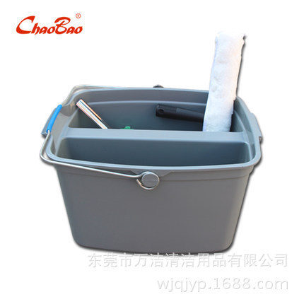 批发超宝B-041双格桶 清洁卫生桶 塑料打蜡桶 洗拖把桶 双格水桶