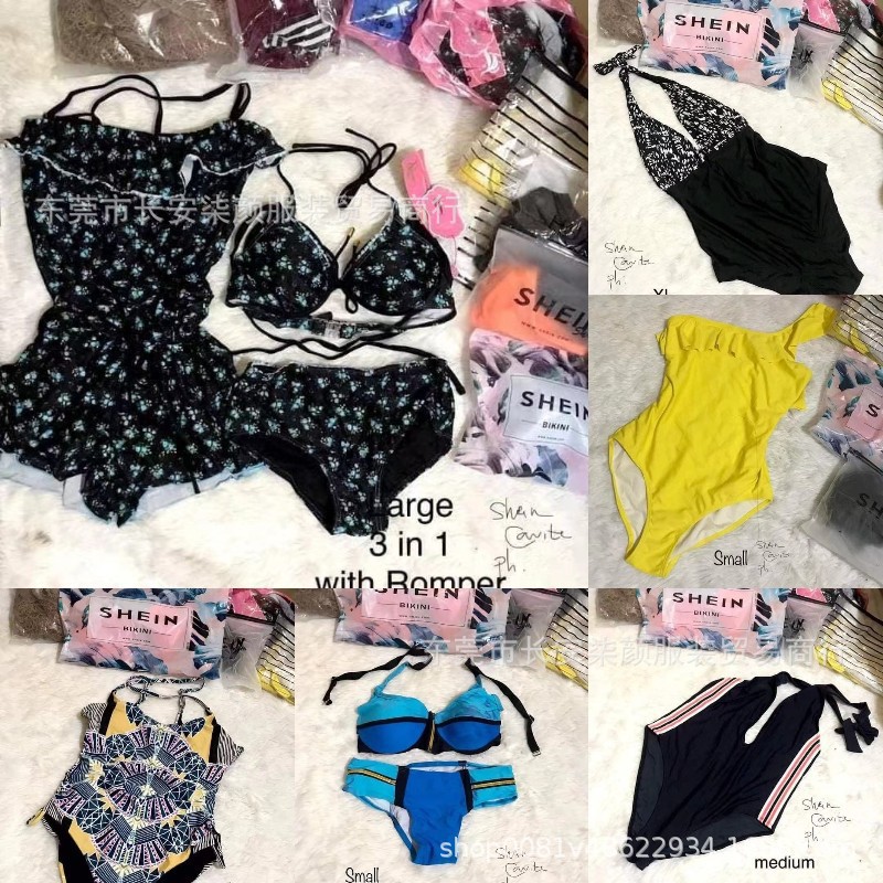 Trajes de baño de marca SHEIN, nuevos trajes de baño unidos, bikini, comercio exterior al por mayor, sudeste asiático