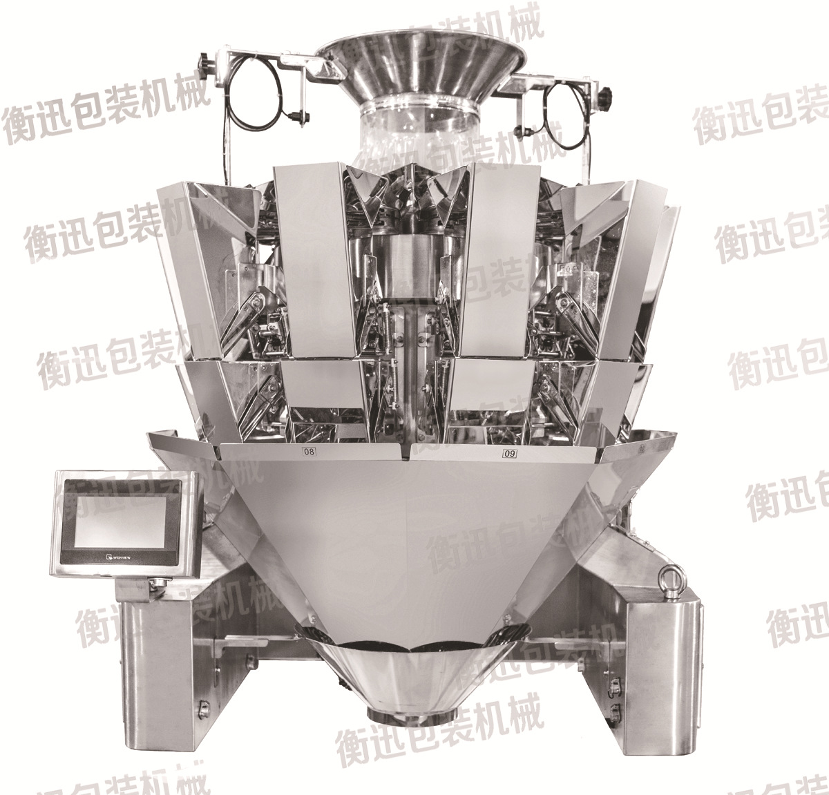 衡迅惠农10头种子定量电子秤厂家直销批发全自动标准立式检重设备