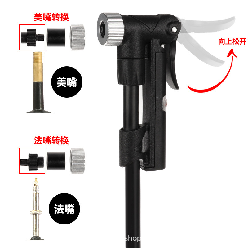 Montar inflador portátil pequeño hogar bicicleta eléctrica motocicleta batería coche baloncesto juguete inflador