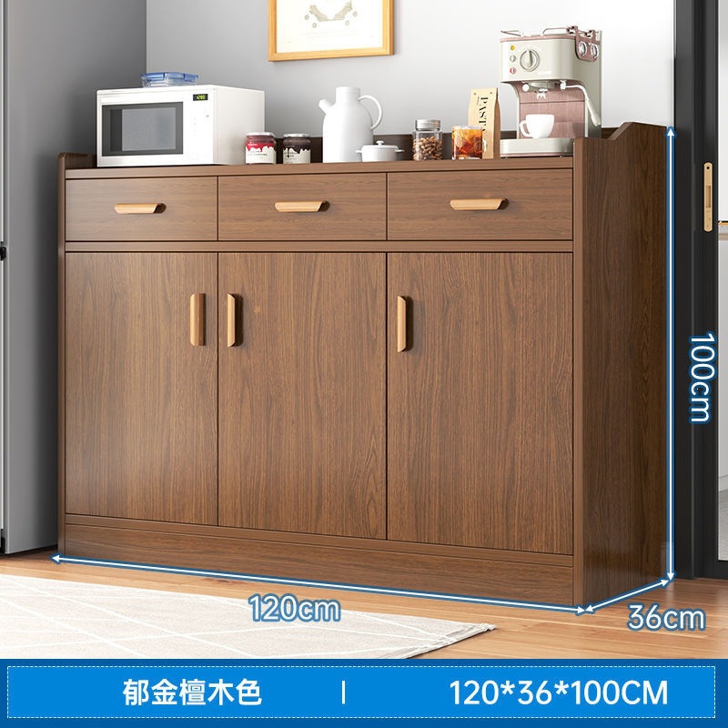 Gabinete de té sala de estar gabinete de comedor artículos domésticos de madera maciza para preparar comidas contra la pared armario de almacenamiento armario de cocina