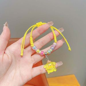 Linda niña nueva pulsera de princesa de dibujos animados niños Anna Aisha colgante pulsera cadena de joyería para niñas de nicho