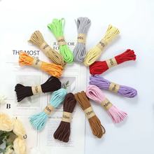 3mm*10M彩色包芯棉绳礼品装饰吊牌绳圣诞礼品DIY装饰包装挂毯绳