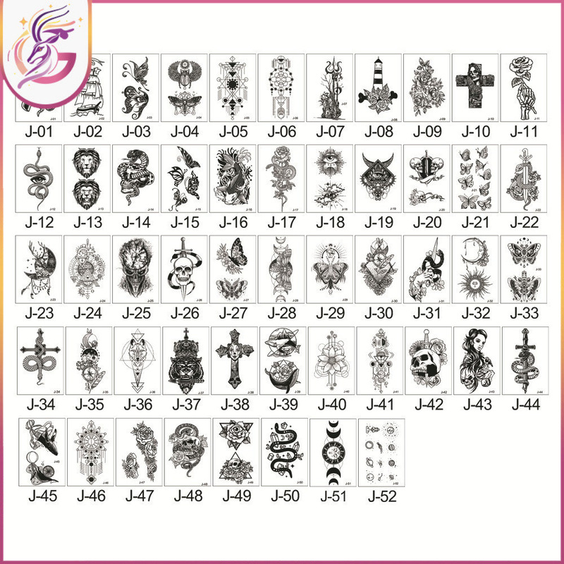 Cross-Border Small Fresh Tattoo Stickers Ins Waterproof Sweat Tattoo Pattern Arm Shoulder Sexy Artificial Tattoo Stickers for Men and Women Cross-Border Small Fresh Tattoo Stickers Ins Waterproof Sweat Tattoo Pattern Arm Shoulder Sexy Artificial Tattoo Stickers for Men and Women