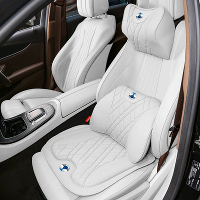 Waist support | comfortable seat cushion - tengshi-headrest-1-lumbar-support-1-seat-cushion-1-huo-da-gray