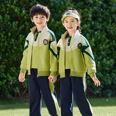 小学生制服春秋服純綿幼稚園園服夏服子供スポーツクラス服秋一年生セット