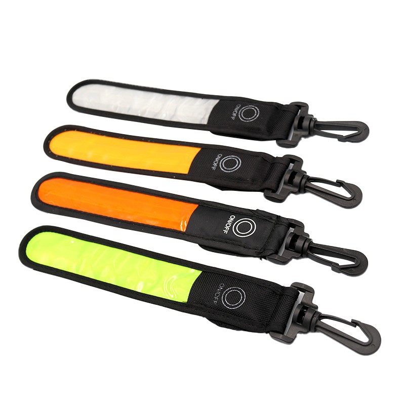 VLEN BYlj-64 夜间运动骑行夜跑学生书包LED反光挂件 户外登山包