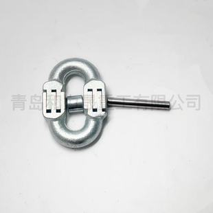Container Hatch Has a Connecting Ring, High-Quality Lifting Chain Sling, Rigging, Forged Mining Hook and Lifting Ring