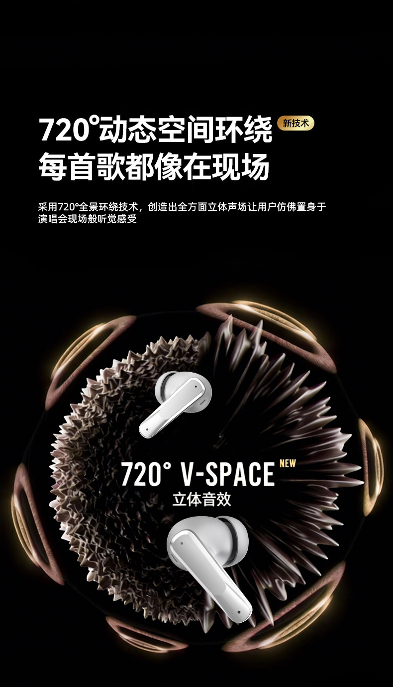 爆款跨境A89无线入耳式降噪高音质超长续航AI翻译156国家耳机