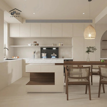 侘寂风微水泥客厅阳台卧室卫生间浴室店面大规格750x1500墙地砖