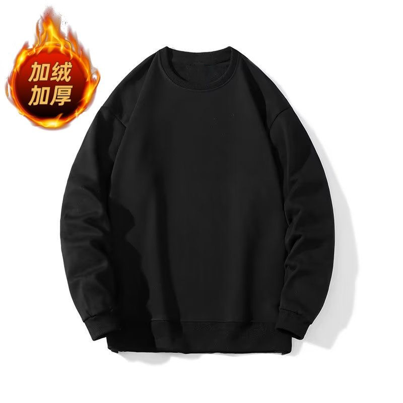 Camiseta de moda callejera americana suelta gris pálido chaqueta con capuzas camiseta de manga larga para hombres y mujeres otoño y invierno pareja ropa de moda