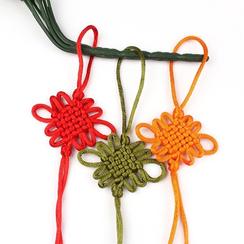 Chinese knot small size 5th number 6 coins car ornament decoration accessories material lanyard manufacturer wholesale