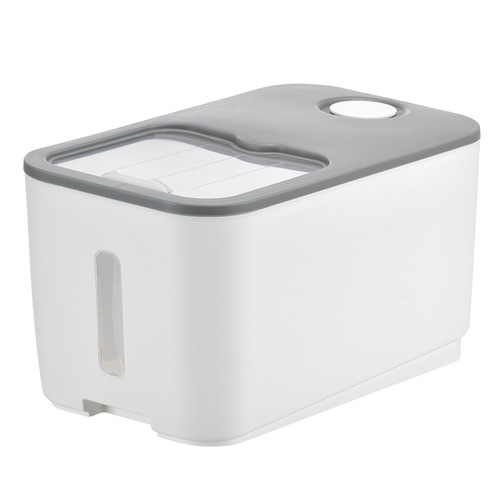 new push-pull rice bucket household kitchen rice grain storage insect-proof and moisture-proof sealed food rice storage box