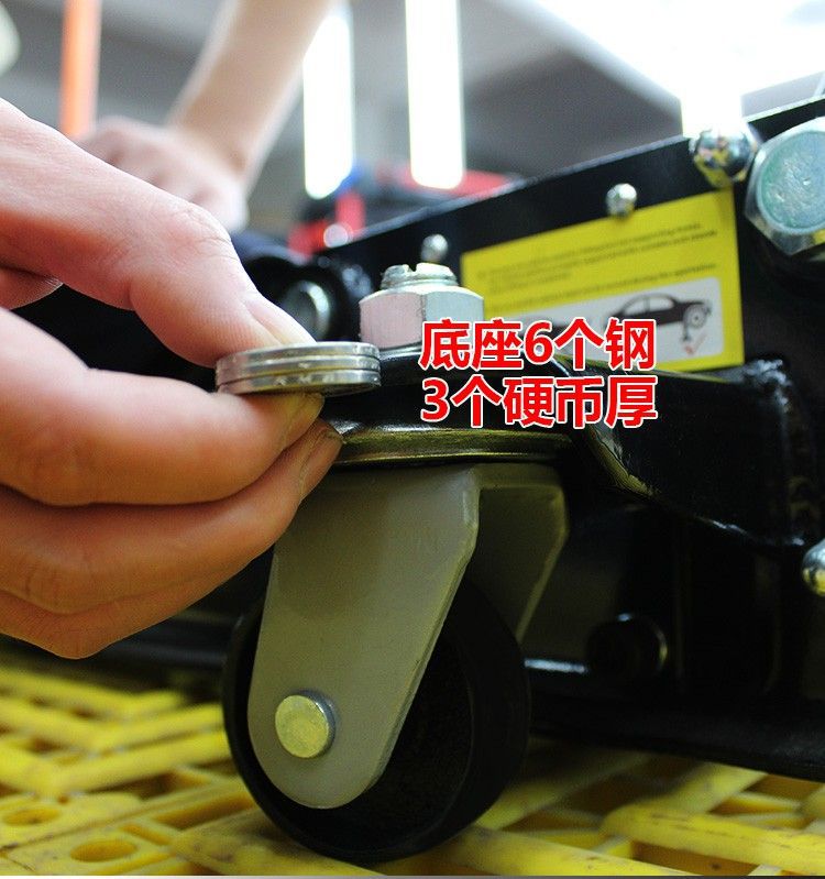 For Small Cargo Cars and Sedans, 0kg Ton Horizontal Hydraulic Double Pump Universal Vehicle-Mounted Pump Specifically for Tire Changing
