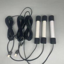 5V水下诱鱼灯集鱼灯捕鱼灯白绿光蓝夜钓灯防水充电宝灯