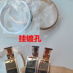 本物の金をメッキして色を保証します。