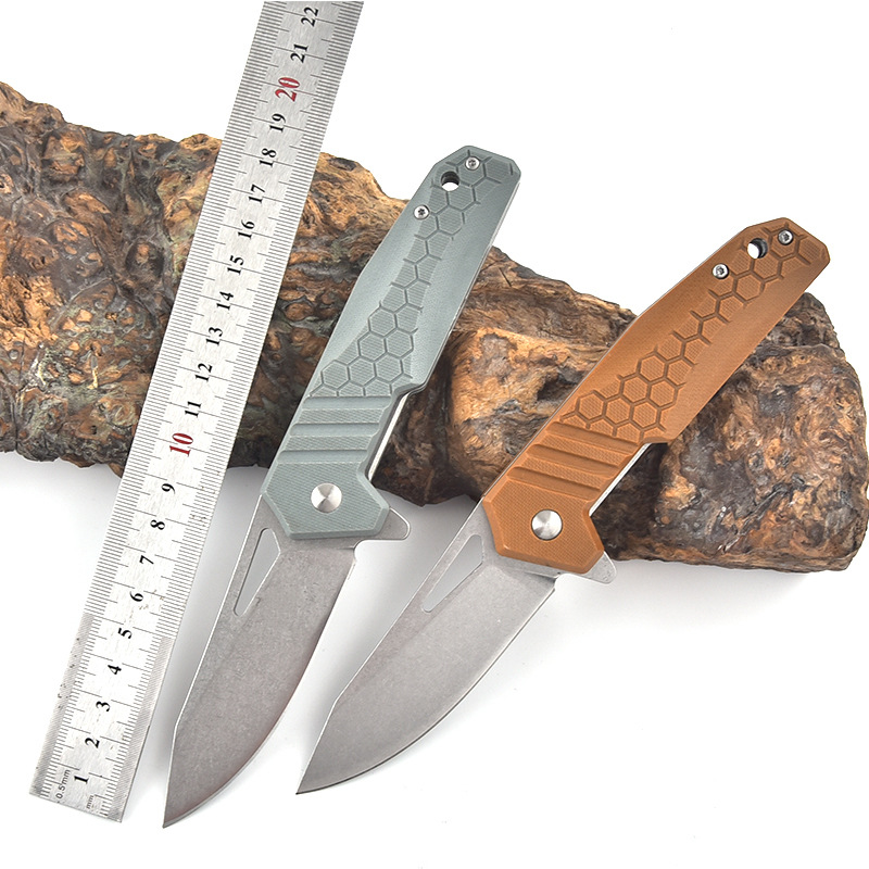 厂家现货高硬度折叠刀野营战术刀户外迷你口袋刀多功能生存小折刀