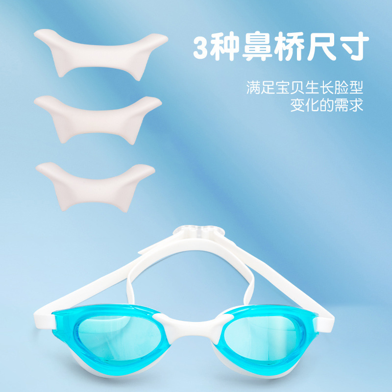 Gafas de Natación de Alta Definición Galvanizadas para Entrenamiento, PC y Silicona, Antivaho