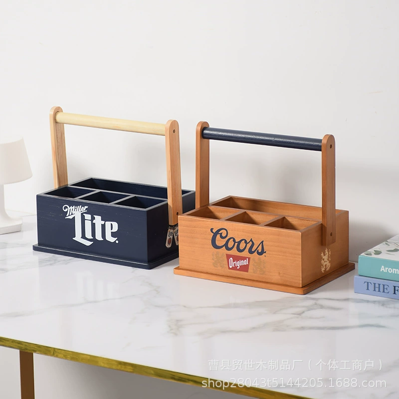 Деревянный настольный ящик для хранения с ручкой, кухонный нож, ящик для столовых приборов, отделение для гостиной, ящик для дистанционного управления, ящик для мелочей, ящик для инструментов