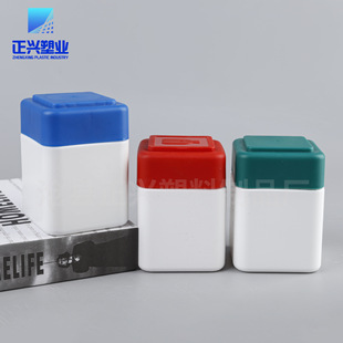 Tablet Bottle 150ml Plastic Square Candy Packaging Bottle Hdpe150Cc Capsule Health Care Product Tablet Packaging Bottle