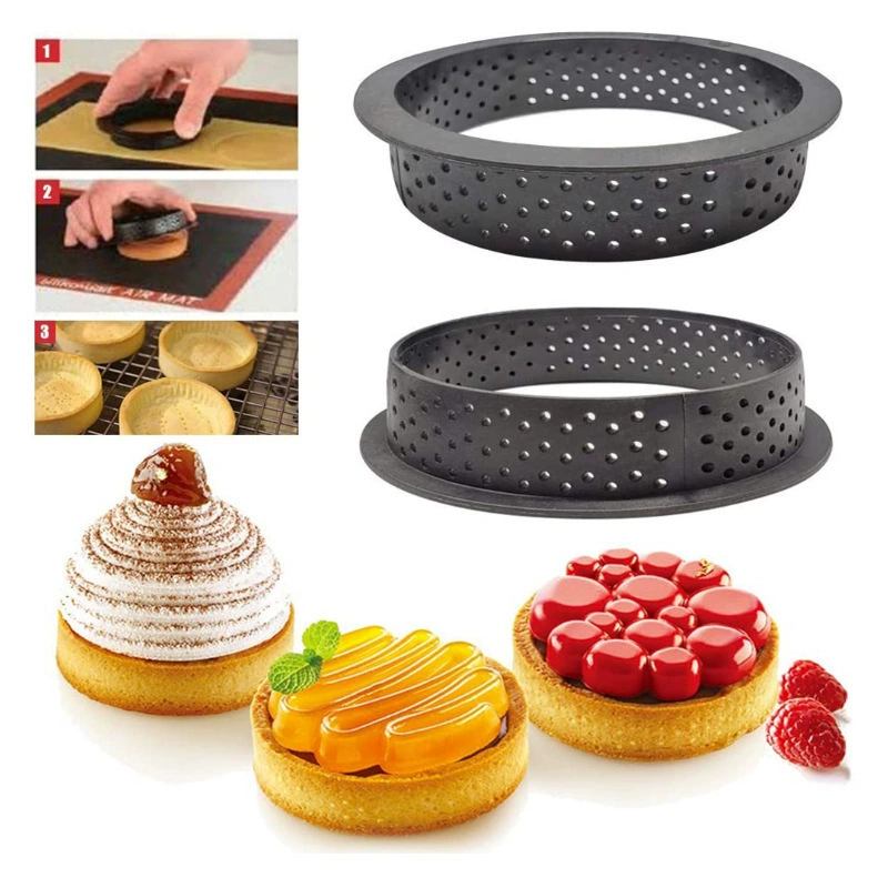 Пластиковый пенообразователь DIY французский десерт выпечка круглая круглая квадратная форма для пирога пресс-формы
