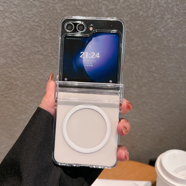 Transparent with magnetic ring