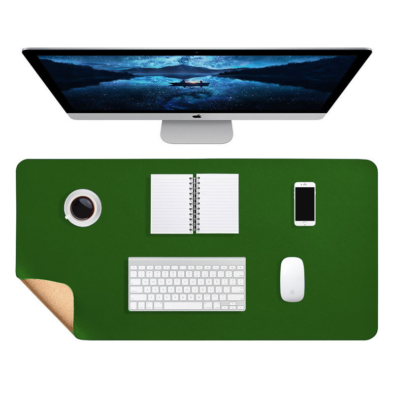 Mesa de té de gran tamaño alfombrilla de ratón de gran tamaño de corcho alfombrilla de ratón de cuero estera de mesa de oficina estudiante grande almohadilla de escritura