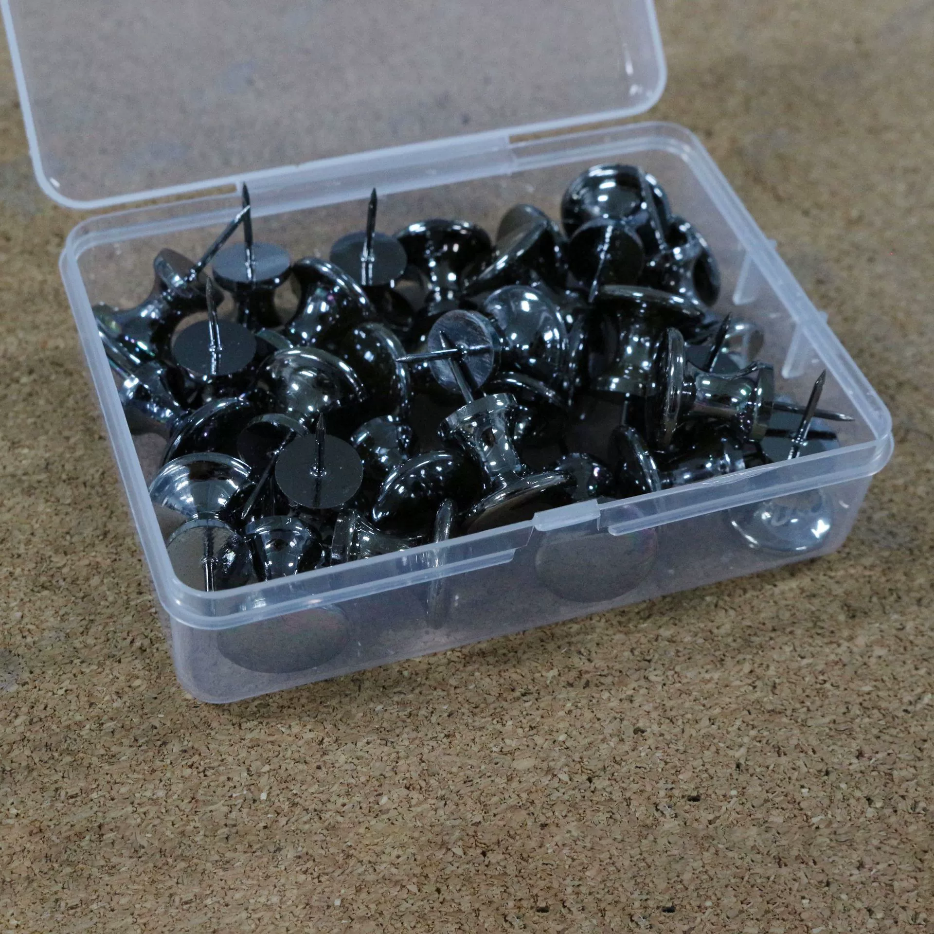 30 штук пластиковых полипропиленовых коробок негабаритных пробковая доска для пальцев с покрытием металлического цвета гигантские гвозди настенные гвозди