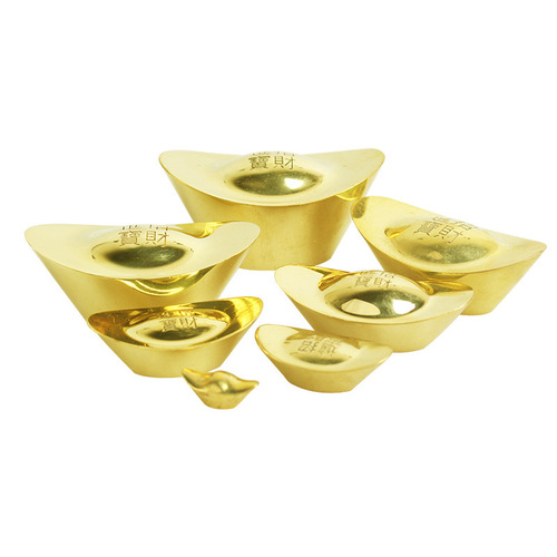 Manufacturer copper ingot solid large ingot offerings metal crafts copper ingot ornaments