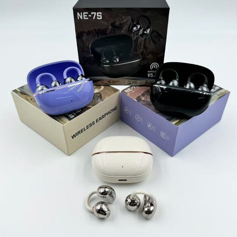 クリップオン TK クロスボーダー PDD ワイヤレス Bluetooth ヘッドセット NE-7S 非インイヤーノイズリダクションスポーツ超長バッテリー寿命高品質|undefined