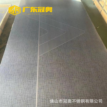 3.0厚铝板腐蚀交织纹太空灰饰板   居家精品房间门金属雕花中心板