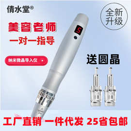 纳米电动微针仪器导入冻干粉中胚层水光MTS美容院飞梭滚轮微晶笔