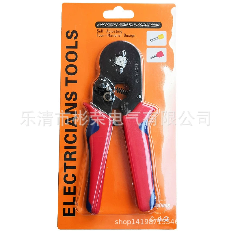 Клещи для обжима проводов HSC8 6-4A HSC8 6-6A мини-саморегулирующиеся Клещи для игл 0,25-10 мм2