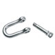Source manufacturer national standard D-type shackle carbon steel galvanized lifting shackle U-ring buckle lifting rigging marine hook
