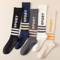 夏季新款瑜伽襪女小腿襪棉防滑硅膠健身普拉提襪運動休閒長襪子