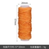 Wax thread golden 56#-12 meters transparent tube