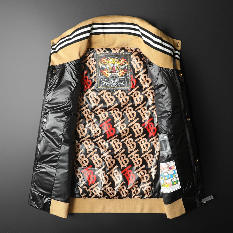 Estación Europea 2023 invierno nuevos hombres de pato blanco abajo chaqueta Europea casual gran marca caliente chaqueta caliente hombres