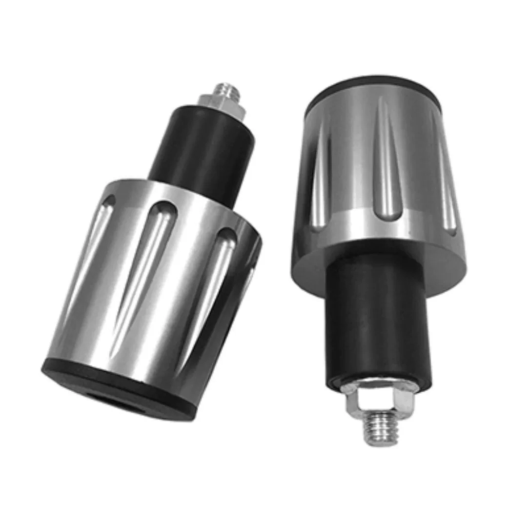 [Мотоциклетные заглушки для руля, двухцветные заглушки руля CNC, торцевые подпятники, железные/алюминиевые заглушки руля]