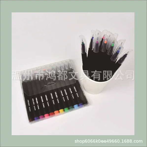 Color Hook Line Needle Pen Set Art Animation Hand-Painted Drawing Sketch Pen Student Watercolor Pen Sketch Special Pen
