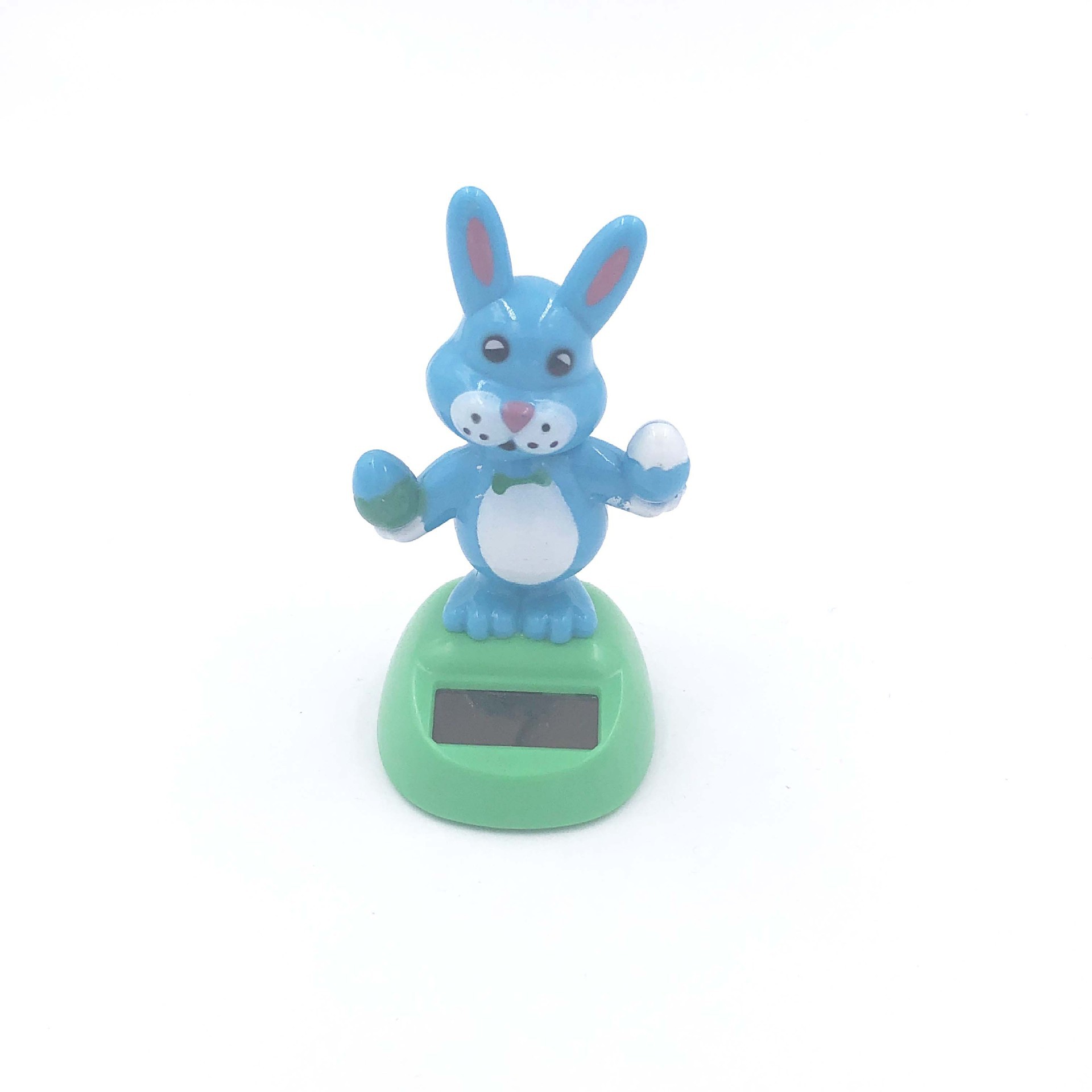 The bumper rabbit solar ornament cute car can shake the head of the…