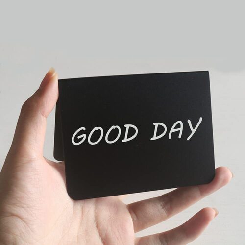 Amazon Acrylic Double-Sided Erasable Price Tag Black Recording Board Dining Table Mini Blackboard Writing Board